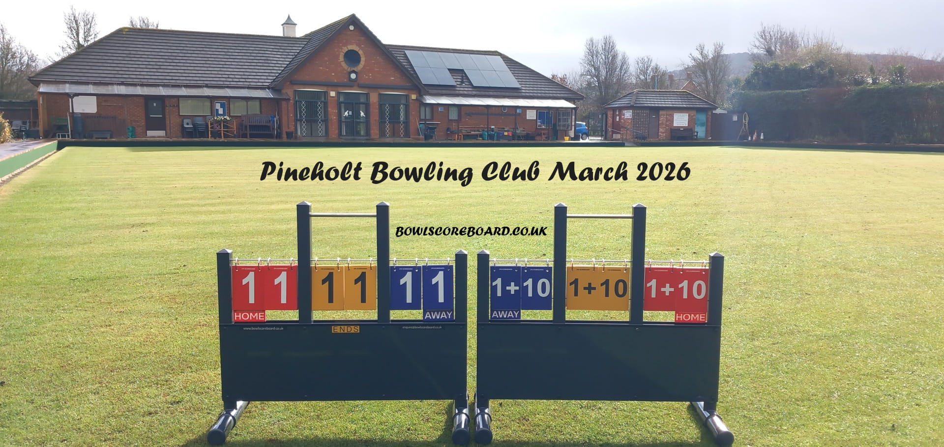 pineholt bowling club scoreboard 2026