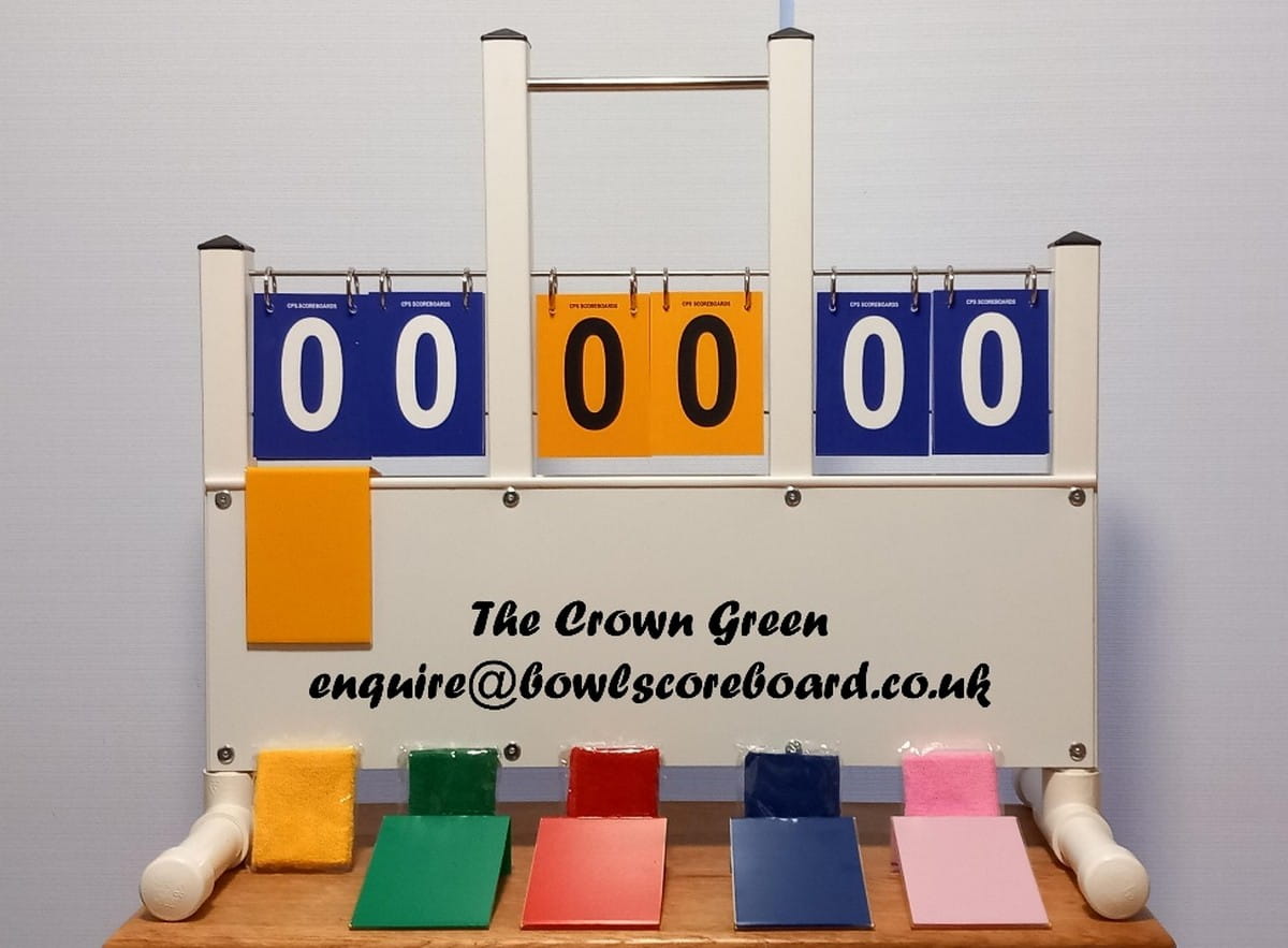 the crown green cps bowls scoreboard